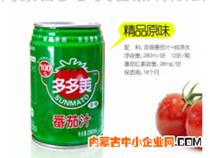 河套特产多多美番茄汁丰富番茄红素果蔬汁珍品低糖礼盒包